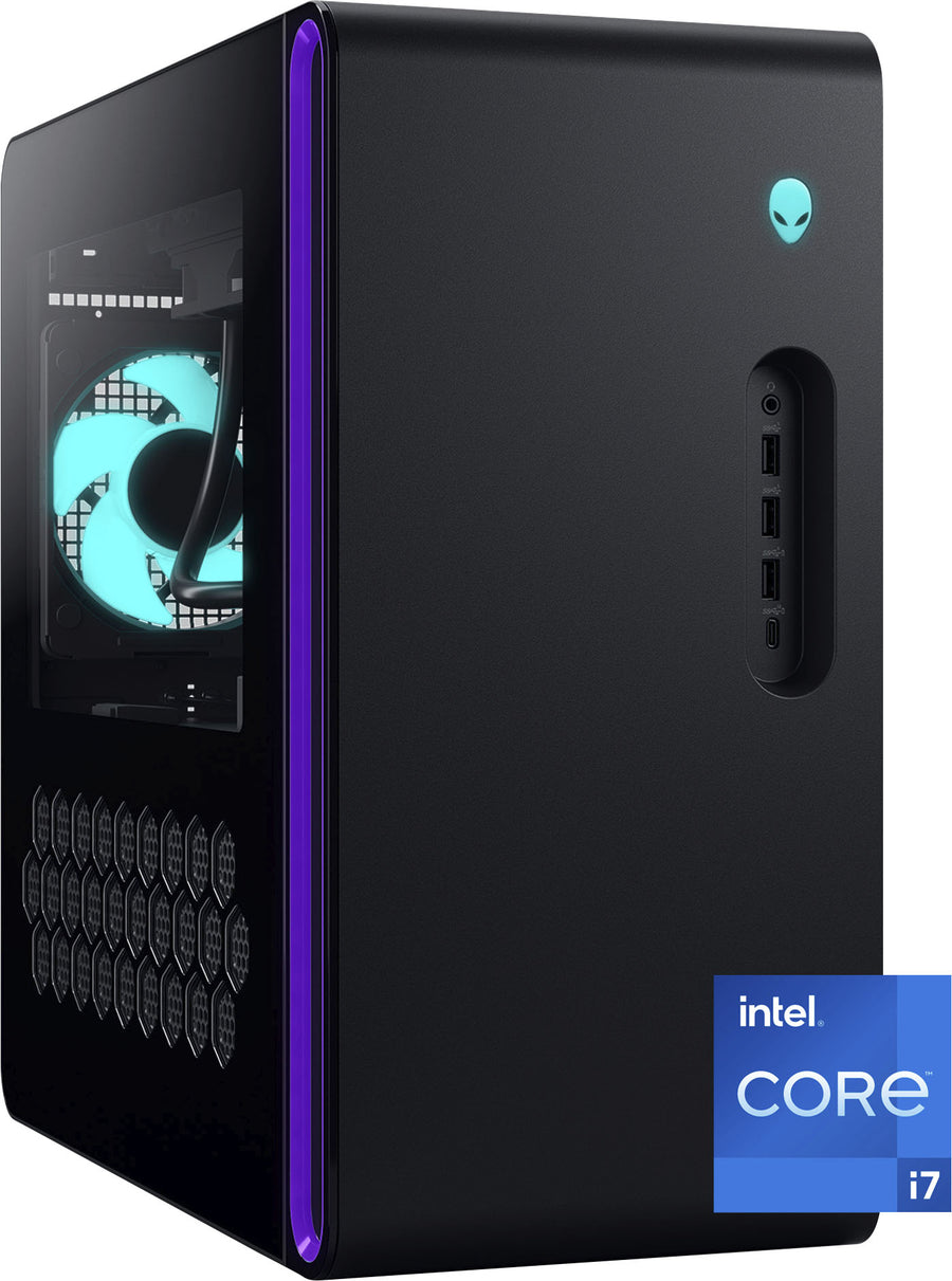 Alienware - Aurora R16 Desktop - 14th Gen Intel Core i7  - 16GB Memory - NVIDIA GeForce RTX 4060Ti - 1TB SSD - Black_0