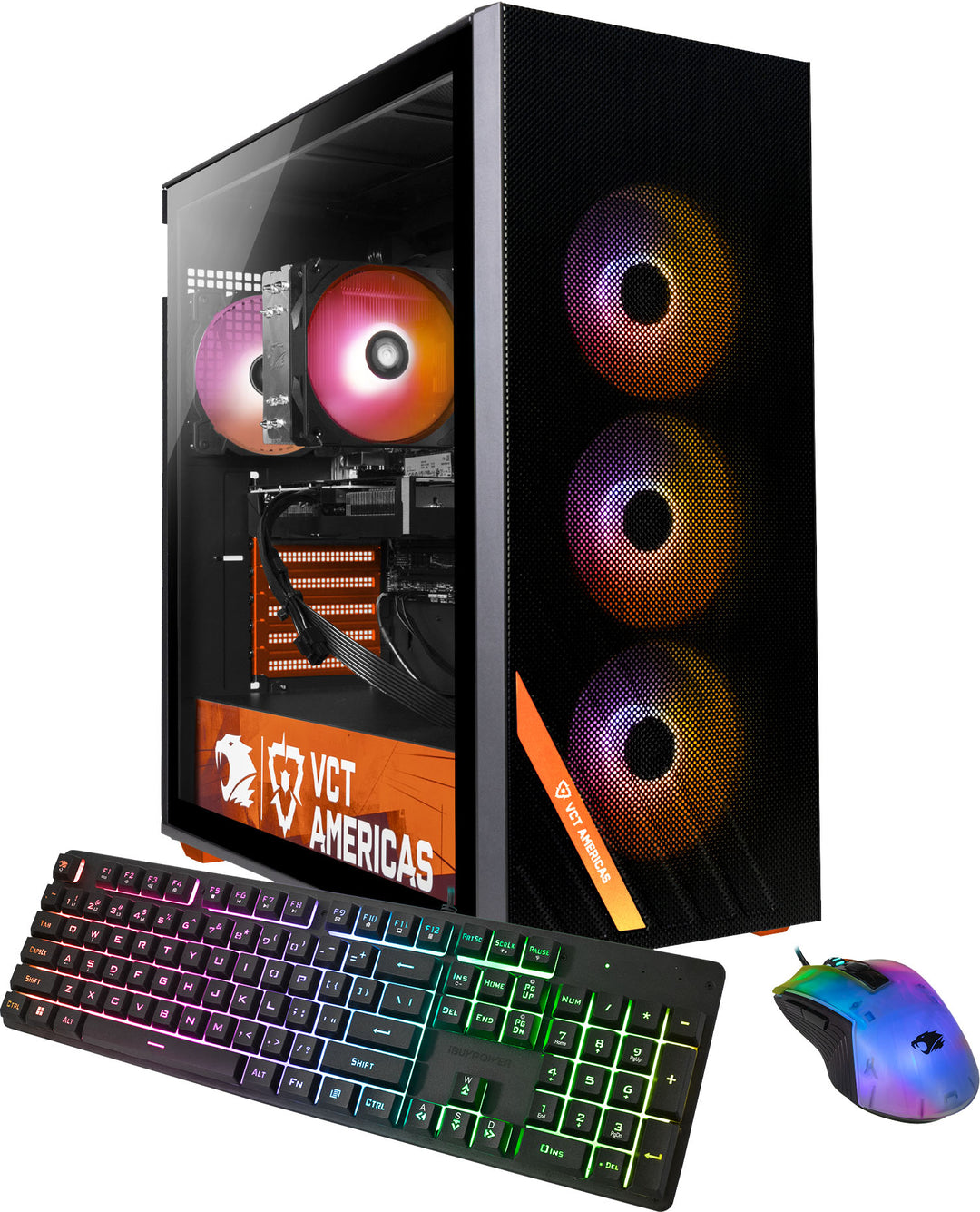 iBUYPOWER Scale Gaming Desktop VALORANT VCTA - AMD Ryzen 7 7700 - 32GB Memory - NVIDIA GeForce RTX 4060 Ti 8GB - 1TB SSD - Black_0