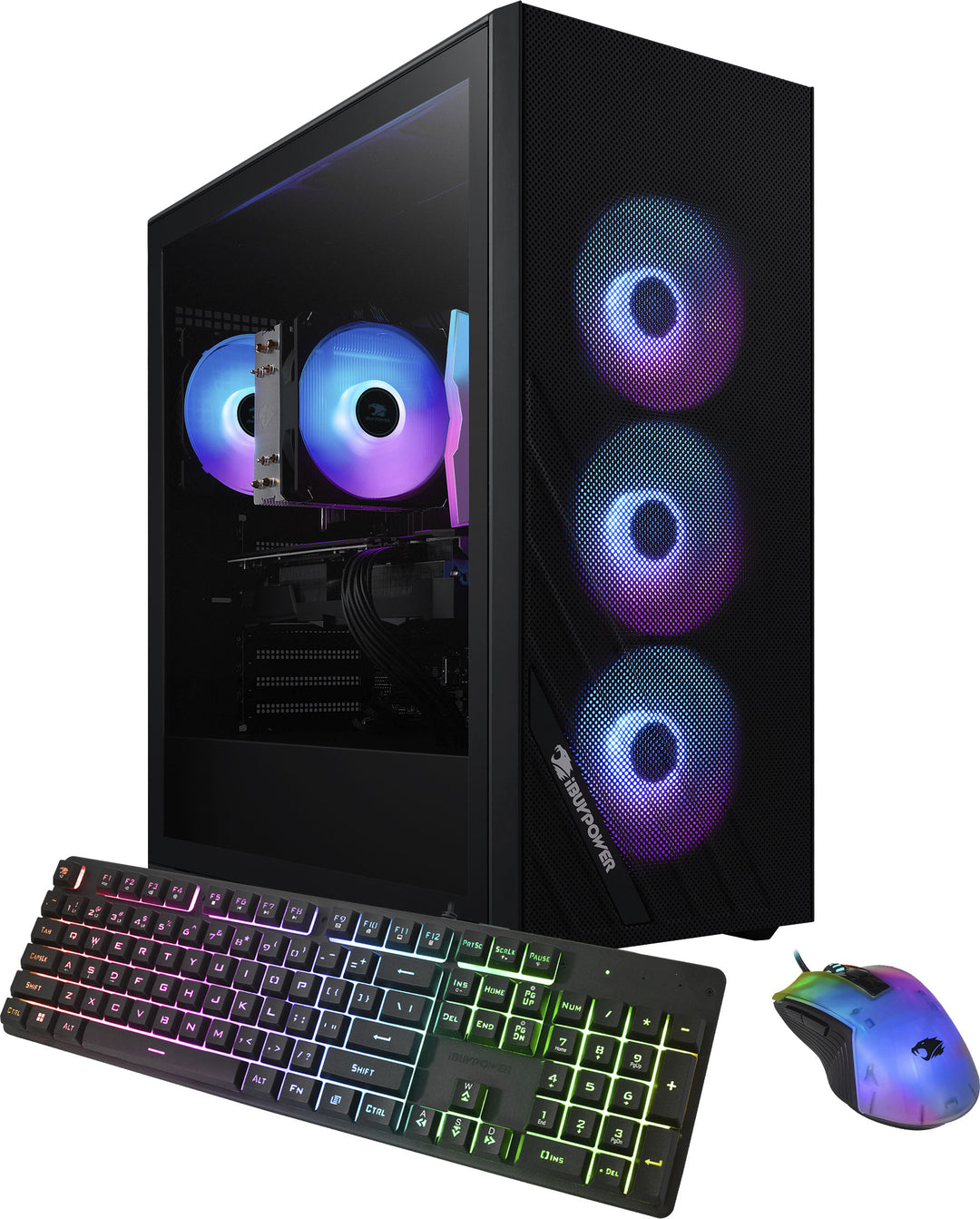 iBUYPOWER Scale Gaming Desktop PC - Intel Core i5 14400F - NVIDIA GeForce RTX 4060 8GB - 16GB DDR5 RGB - 1TB NVMe - Black_0