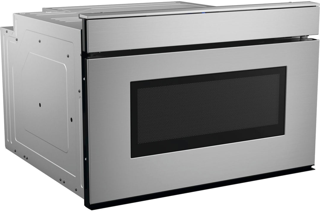 Sharp - 24 In 1.2 CuFt Built-In Smart Microwave Drawer Oven with Easy Wave Open in Stainless Steel - Black_4