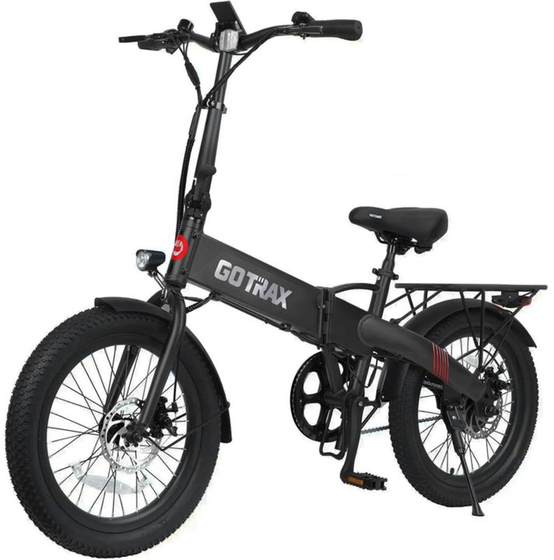 GoTrax - Z4 LITE Folding eBike w/ 25 mile Max Operating Range and 20 MPH Max Speed - Black_0