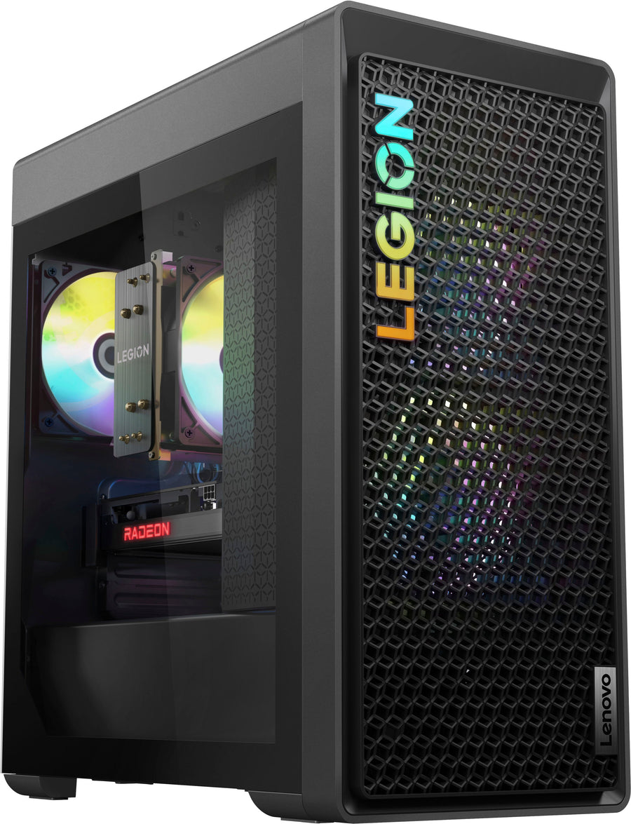 Lenovo - Legion Tower 5 Gaming Desktop - AMD Ryzen 7 7700 - 16GB Memory - AMD Radeon RX 7600 - 1TB SSD - Storm Gray_0