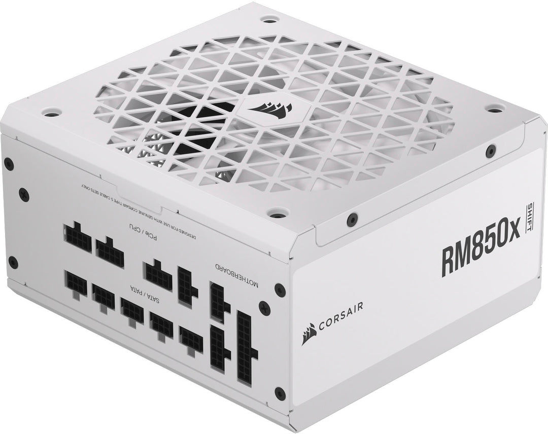 CORSAIR - RMx Shift Series RM850x Shift Cybenetics Gold Fully Modular ATX Power Supply - White_0