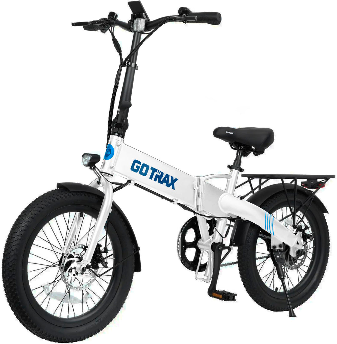 GoTrax - Z4 LITE Folding eBike w/ 25 mile Max Operating Range and 20 MPH Max Speed - White_0