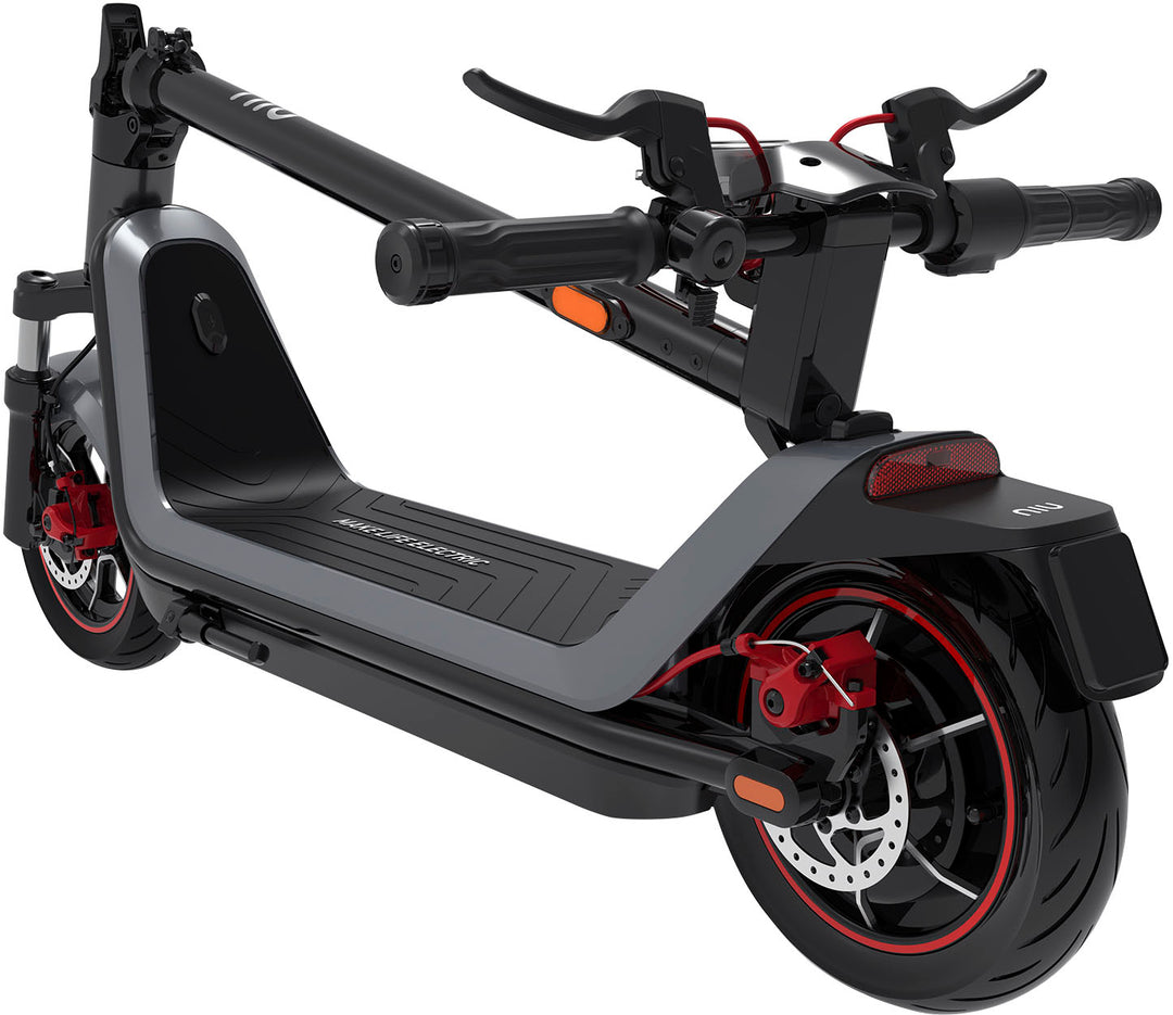 NIU - KQi 300X Foldable Electric Kick Scooter W/ 37 mi Max Range & 23.7 mph Max Speed - Space Grey_13