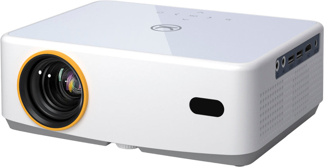 Vankyo - Leisure 570 - Smart Native 1080P Projector with WiFi and Bluetooth, Mini Portable Projector With 100" Screen - White_0