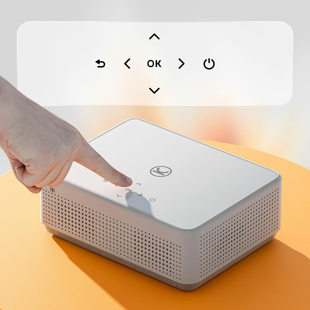 Vankyo - Leisure 570 - Smart Native 1080P Projector with WiFi and Bluetooth, Mini Portable Projector With 100" Screen - White_5