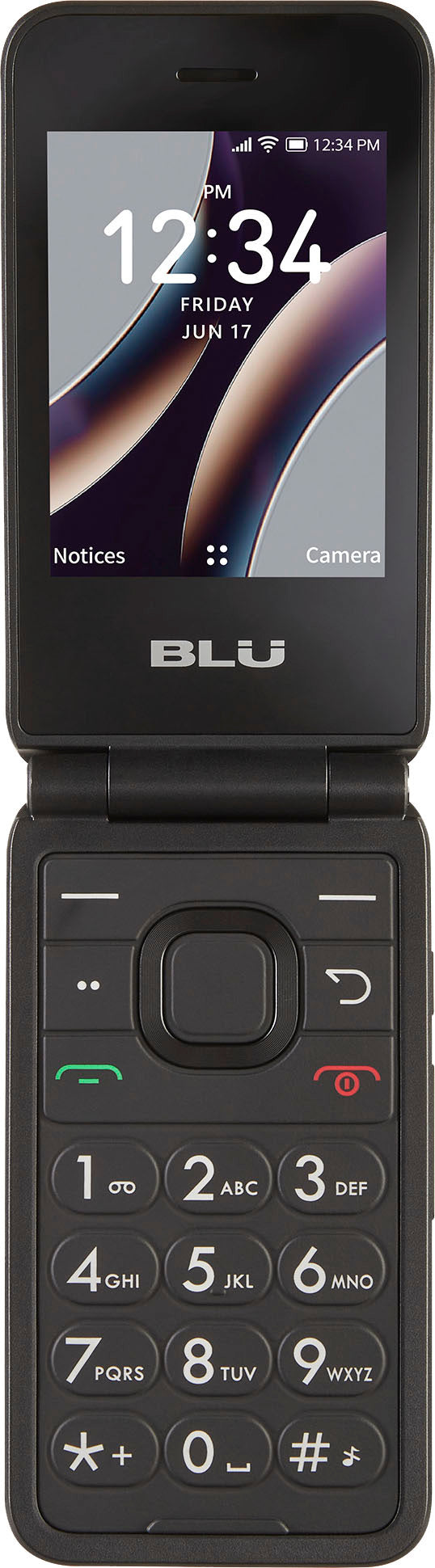 Tracfone - BLU Flex 8GB Prepaid - Black_0