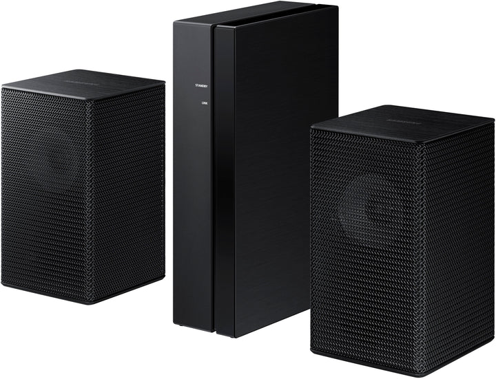 Samsung - Q series 7.1.2ch Wireless Dolby ATMOS Soundbar + Rear Speakers w/ Q Symphony - Black_4