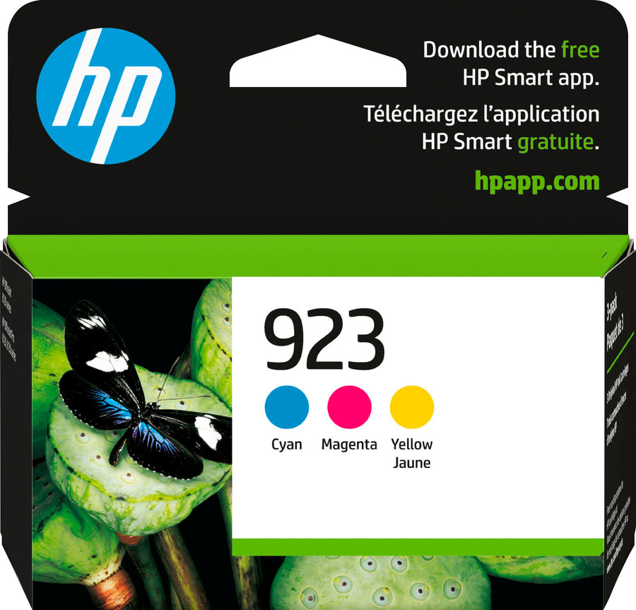 HP - 923 3-Pack Standard Capacity Ink Cartridges - Cyan/Magenta/Yellow_0