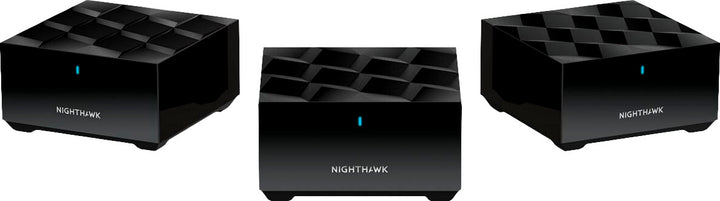 NETGEAR - Nighthawk AX3000 Dual-Band Mesh Wi-Fi System (3-pack) - Black_0