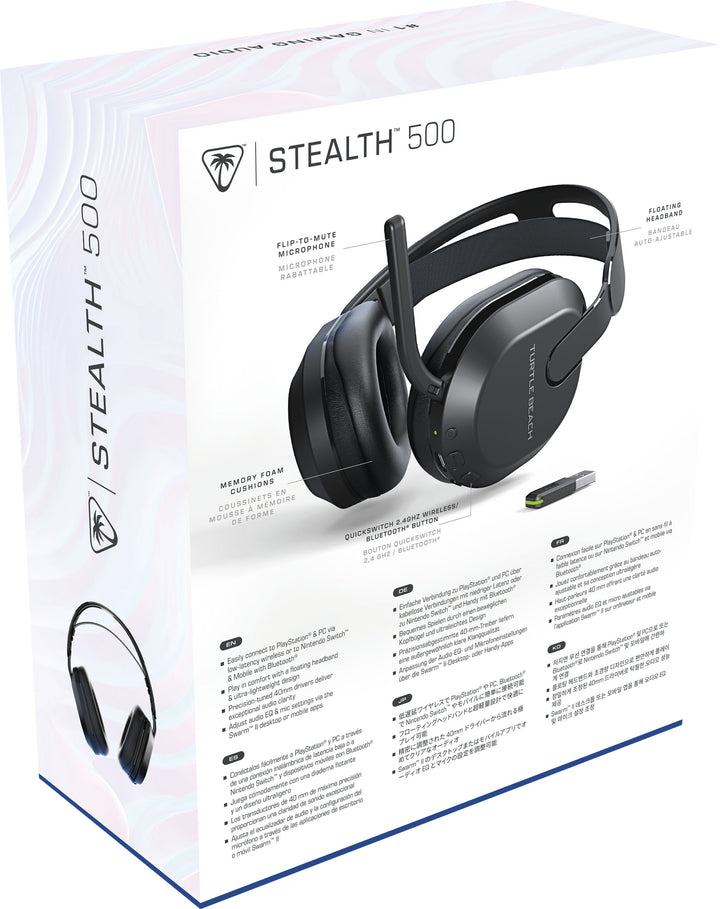 Turtle Beach Stealth 500 Wireless Gaming Headset for PS5, PS4, PC, Nintendo Switch, & Mobile – 40-Hr Battery - Black_12