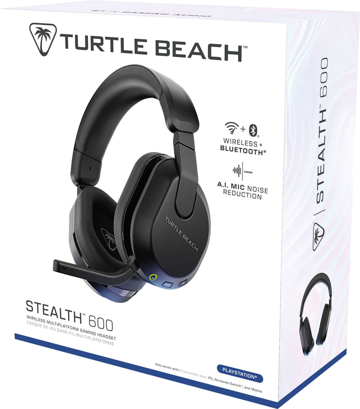 Turtle Beach Stealth 600 Wireless Gaming Headset for PlayStation, PS5, PS4, Nintendo Switch, PC with 80-Hr Battery - Black_10