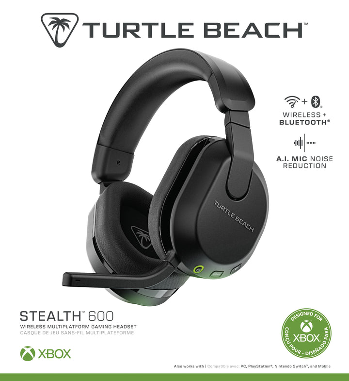 Turtle Beach Stealth 600 Wireless Gaming Headset for Xbox Series X|S, PC, PS5, PS4, Nintendo Switch with 80-Hr Battery - Black_10