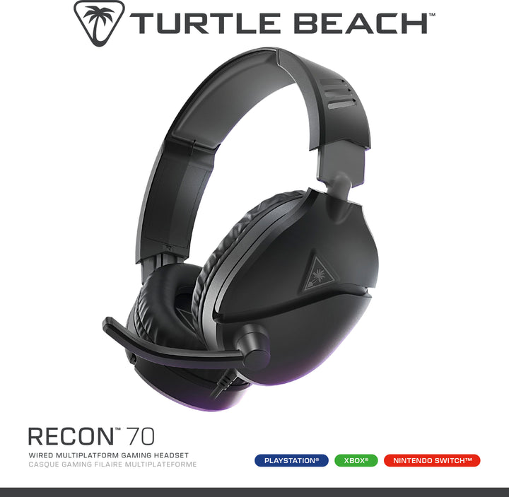Turtle Beach - Recon 70 Gaming Headset for Xbox Series X|S, Xbox One, PS5, PS4, Nintendo Switch, PC & Mobile - 3.5mm Wired Connection - Black_4
