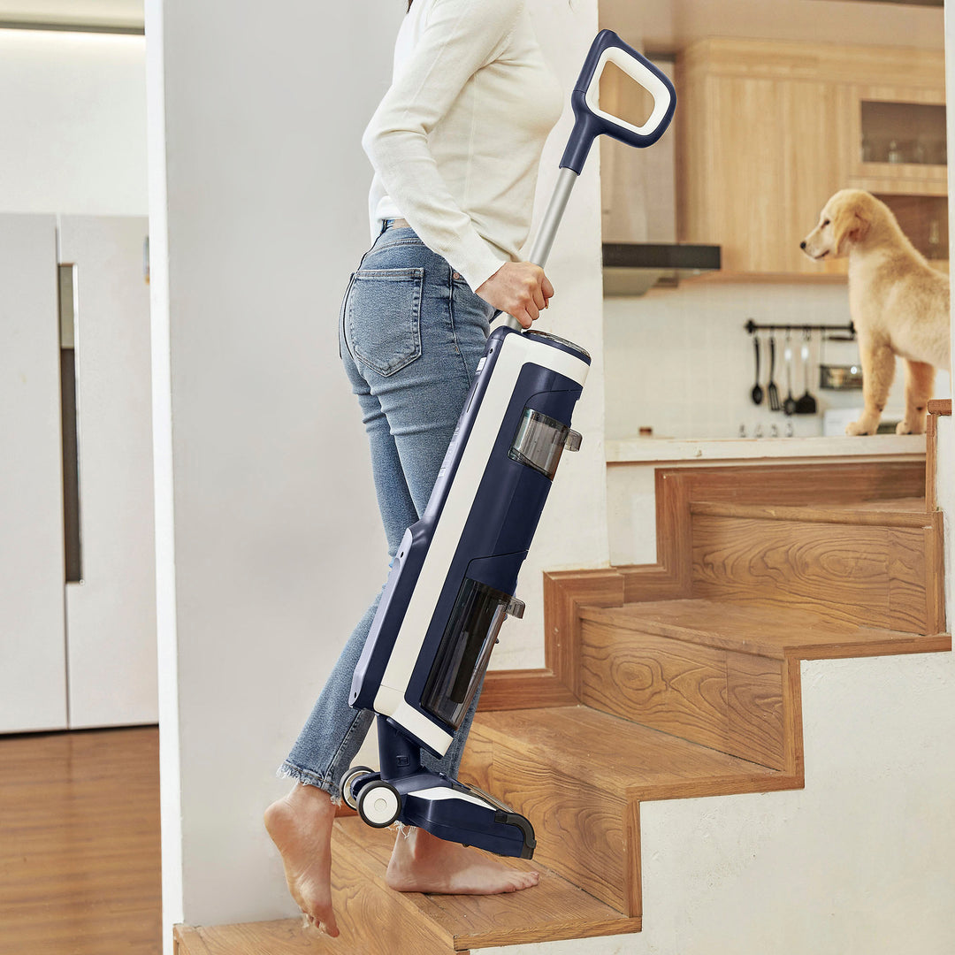 Tineco - Floor One S3 Extreme – 3 in 1 Mop, Vacuum & Self Cleaning Smart Floor Washer with iLoop Smart Sensor - Blue_3
