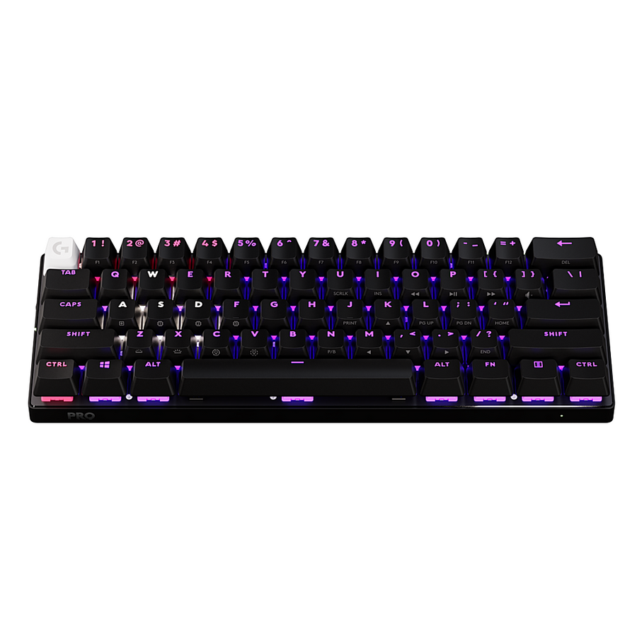 Logitech - PRO X 60 LIGHTSPEED TKL 60% Wireless Mechanical GX Optical Tactile Switch Gaming Keyboard with LIGHTSYNC RGB - Black_0