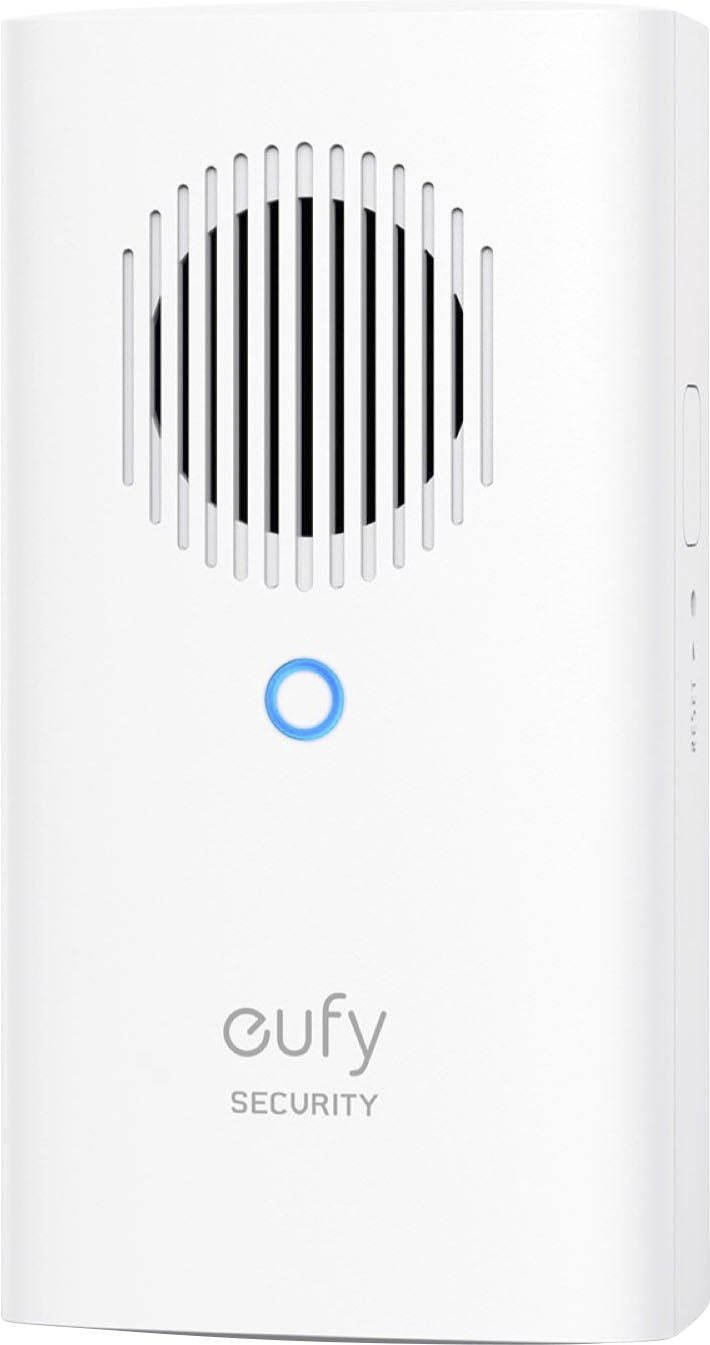 eufy Security Chime Add-On for Video Doorbell, Plug In - White - White_0