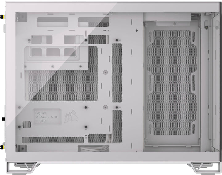 CORSAIR - 2500X Micro ATX Mid-Tower Dual Chamber SFF Case - White_6