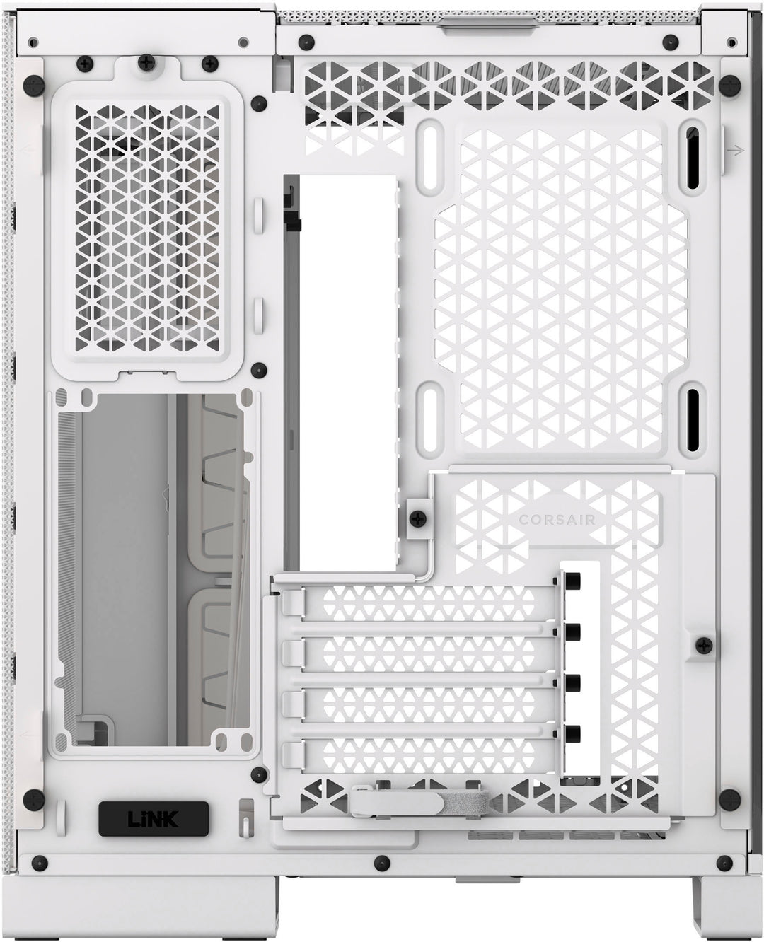 CORSAIR - 2500X Micro ATX Mid-Tower Dual Chamber SFF Case - White_10