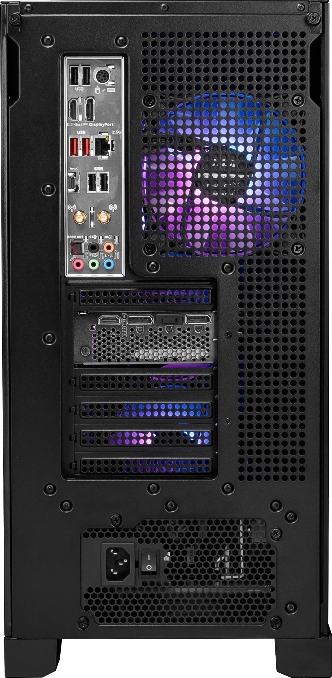 MSI - Aegis Z2 Gaming Desktop - AMD R7-7700 - 16GB Memory - NVIDIA GeForce RTX 4070 Super - 1TB SSD - Black - Black_6