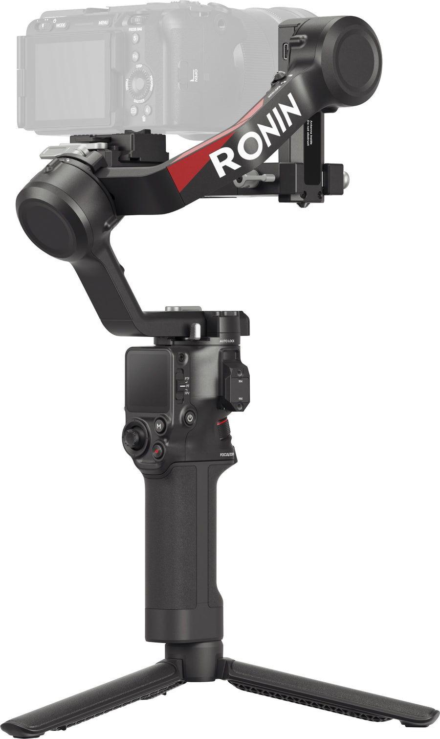 DJI - RS 4 3-Axis Gimbal Stabilizer for Cameras - Black_0