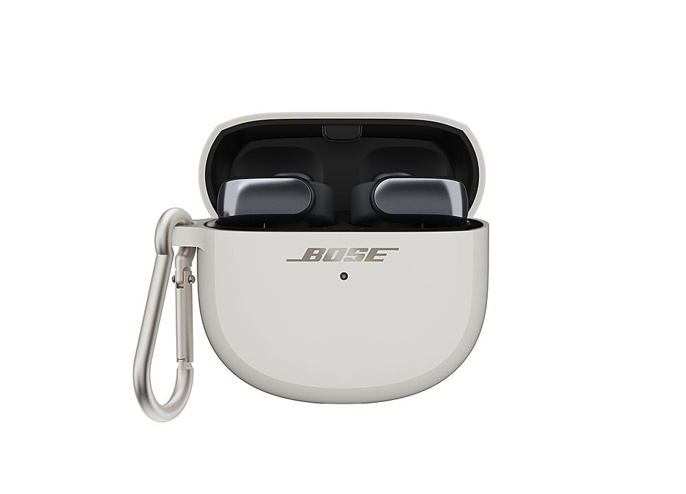 Bose - Wireless Charging Case Cover for Ultra Open Earbuds - White Smoke_1