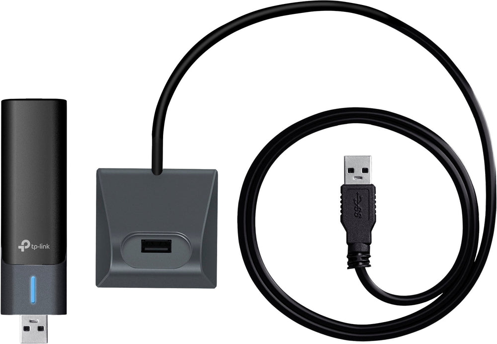 TP-Link - AXE5400 Wi-Fi 6E High Gain Wireless USB Adapter - Black_1