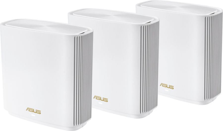 ASUS - ZenWiFi AXE7800 WiFi 6E Tri-band Mesh Router (3-Pack) - White_0