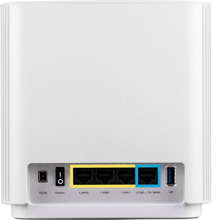 ASUS - ZenWiFi AXE7800 WiFi 6E Tri-band Mesh Router (3-Pack) - White_2