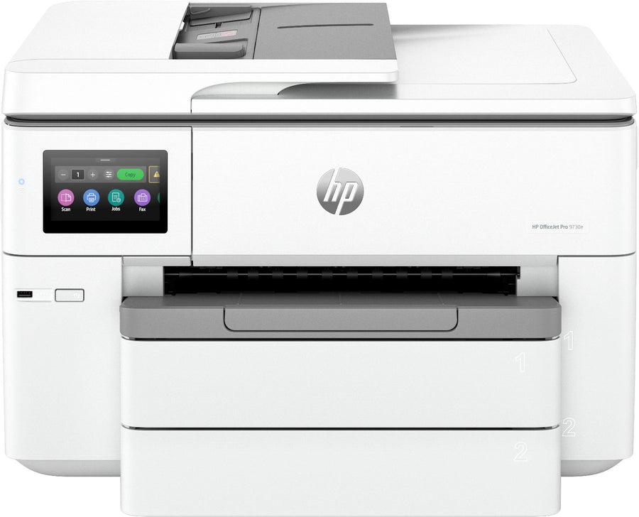 HP - OfficeJet Pro 9730e Wireless All-In-One Wide Format Inkjet Printer with 3 Months of Instant Ink Included with HP+ - White_0