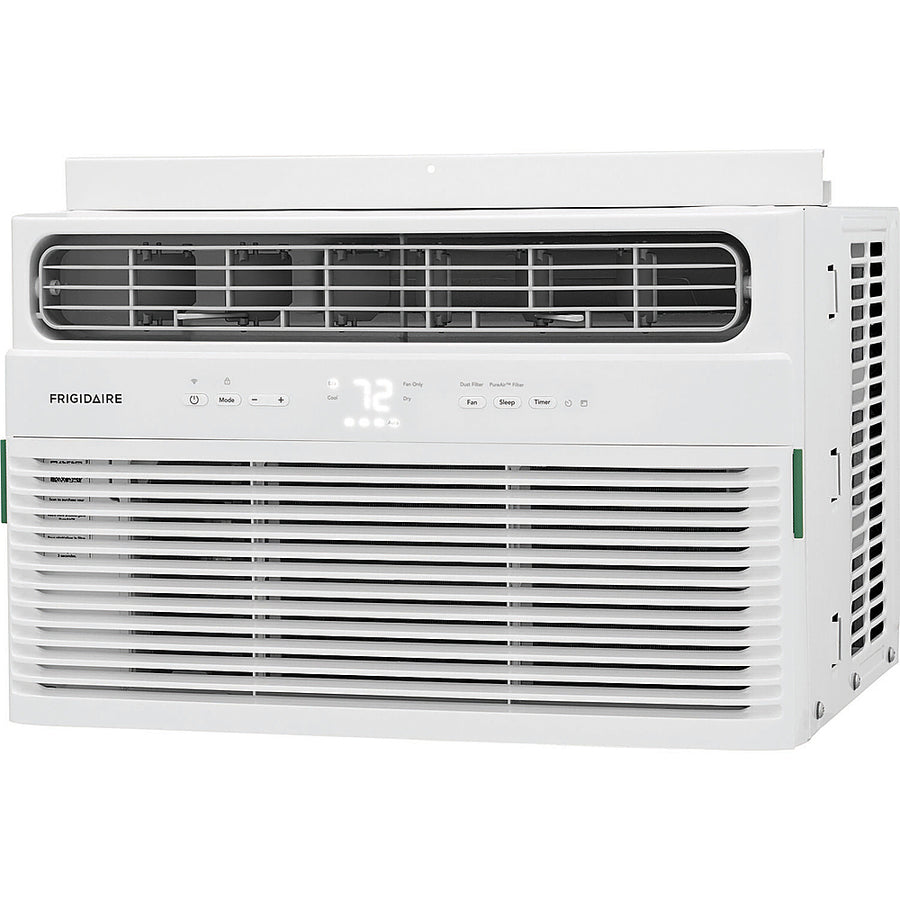 Frigidaire - 8,000 BTU Smart Window Air Conditioner with Wi-Fi and Remote in White - White_0
