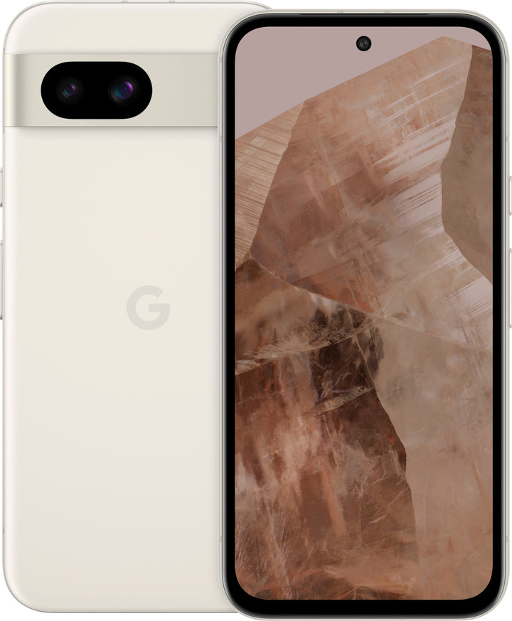 Google - Pixel 8a 5G 128GB (Unlocked) - Porcelain_0