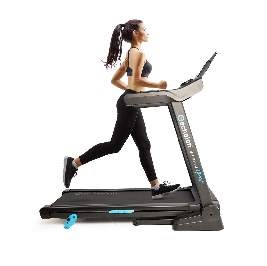 Echelon - Stride 10 Sport Manual Incline Treadmill with Cushioned Deck - Black_7