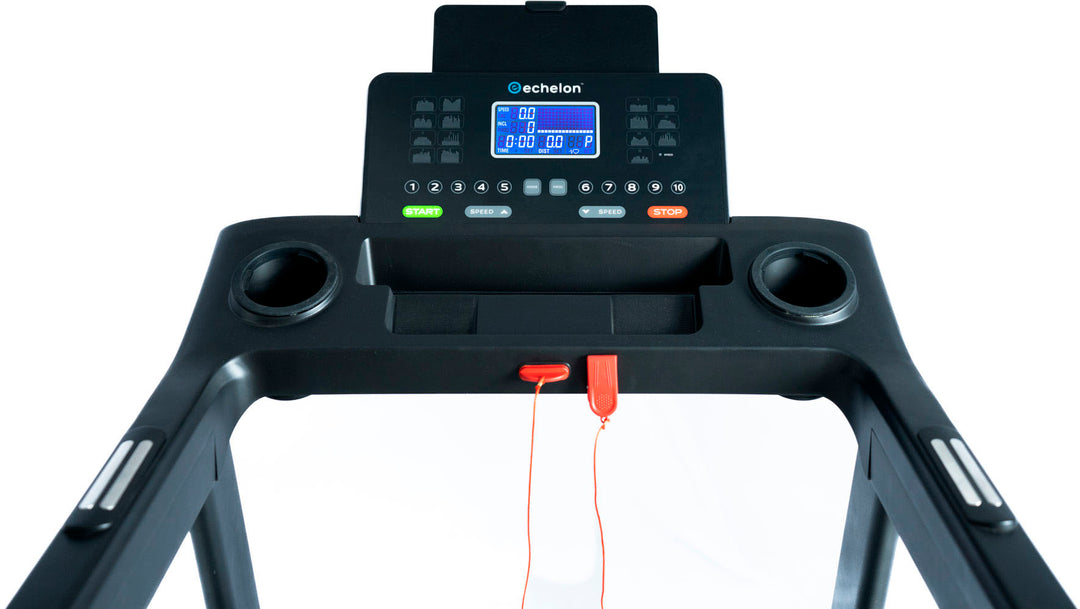 Echelon - Stride 10 Sport Manual Incline Treadmill with Cushioned Deck - Black_1