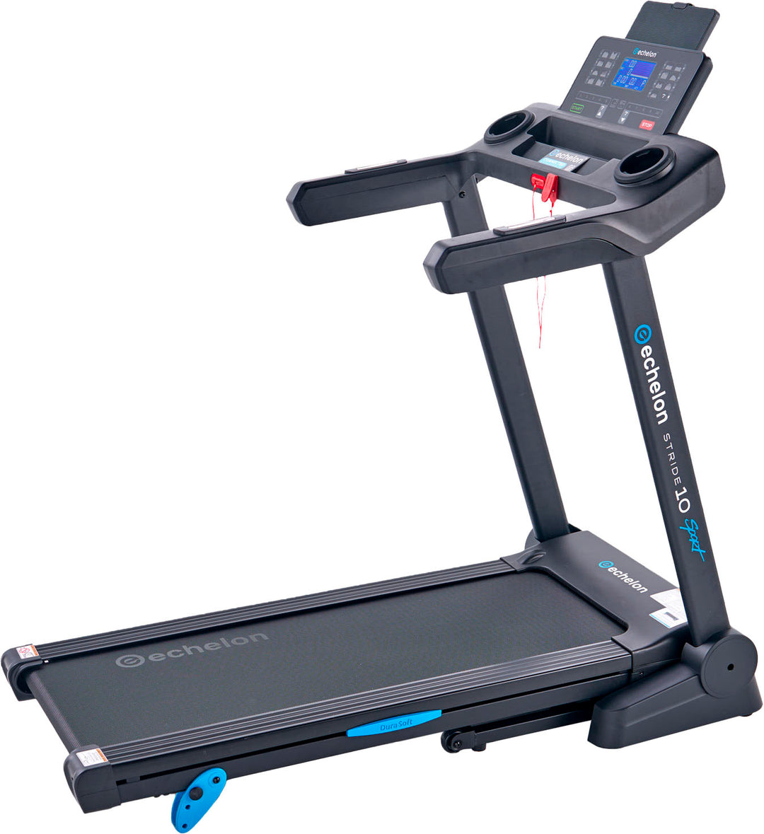 Echelon - Stride 10 Sport Manual Incline Treadmill with Cushioned Deck - Black_0