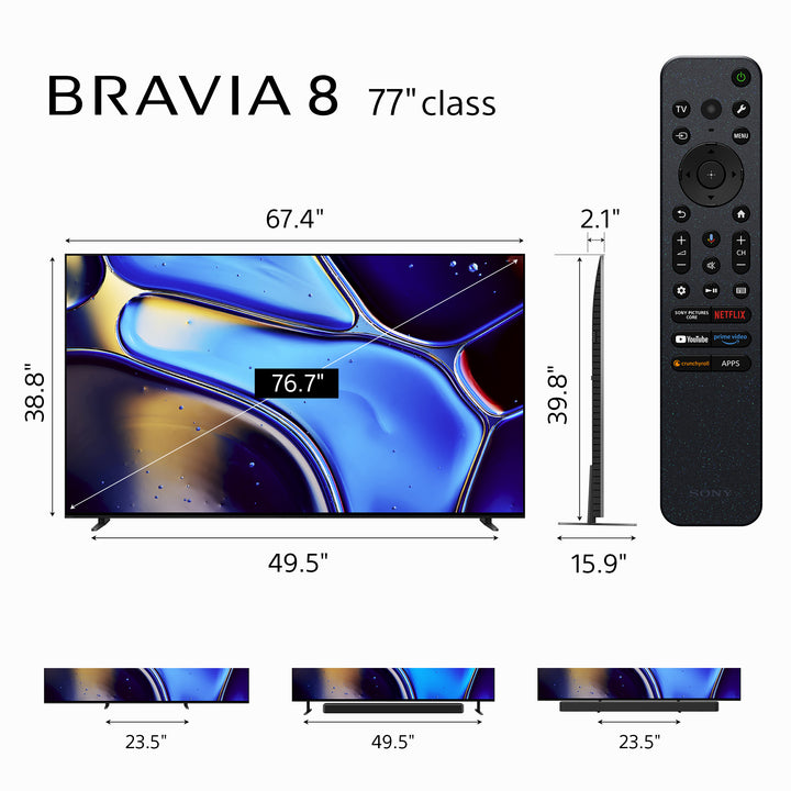 Sony - BRAVIA 8 OLED 4K HDR Google TV_5