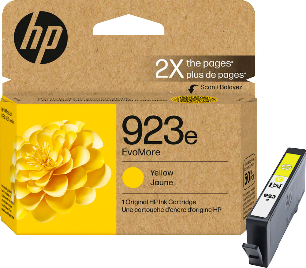 HP - 923e EvoMore Ink Cartridge - Yellow_1