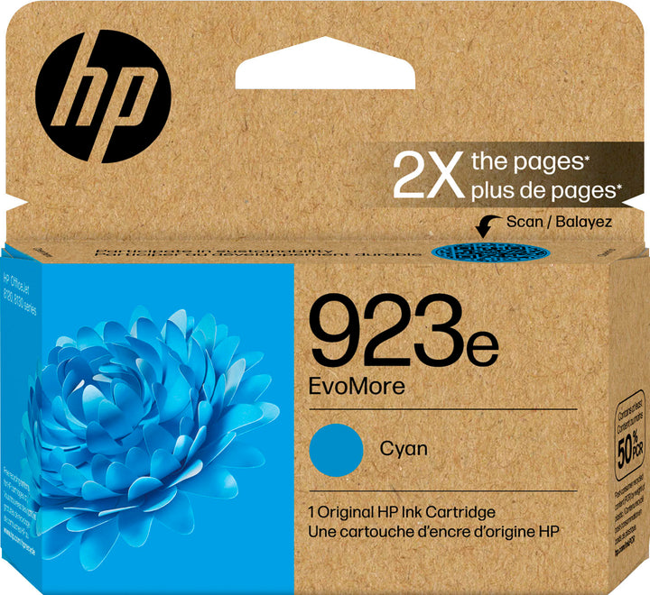 HP - 923e EvoMore Ink Cartridge - Cyan_0