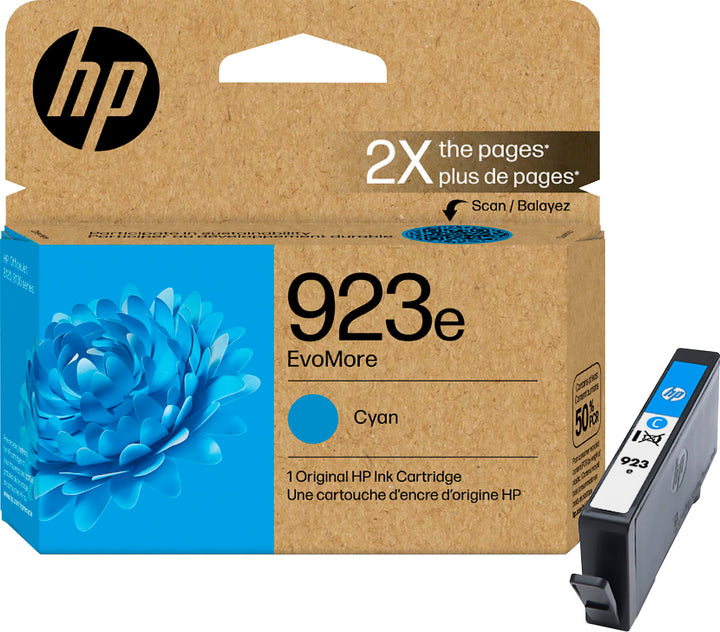 HP - 923e EvoMore Ink Cartridge - Cyan_1