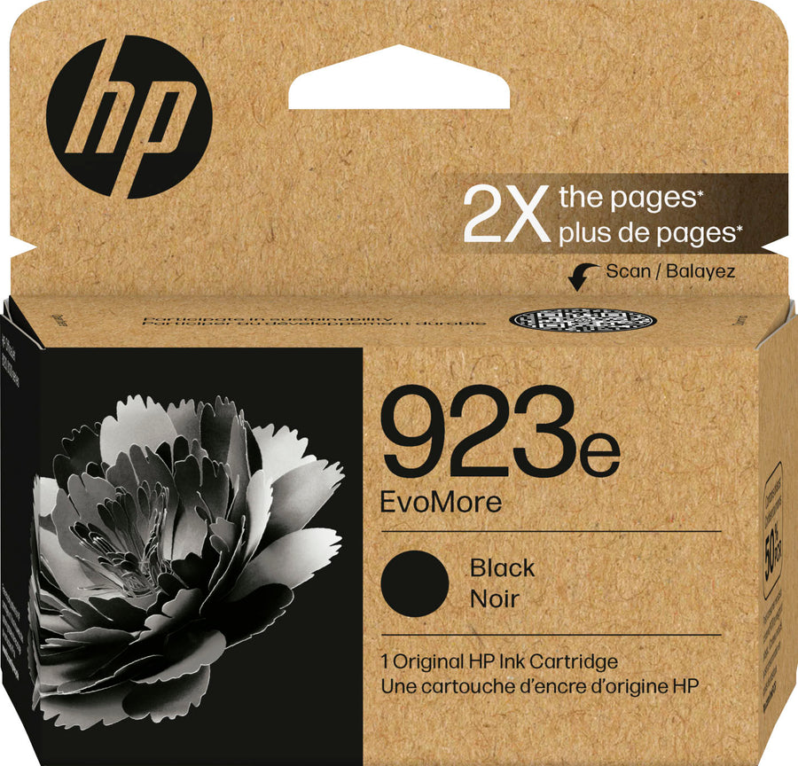 HP - 923e EvoMore Ink Cartridge - Black_0