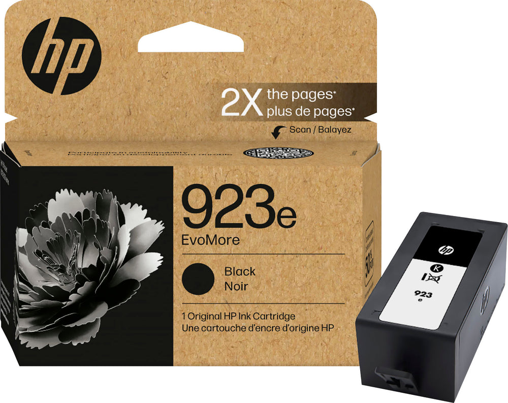 HP - 923e EvoMore Ink Cartridge - Black_1