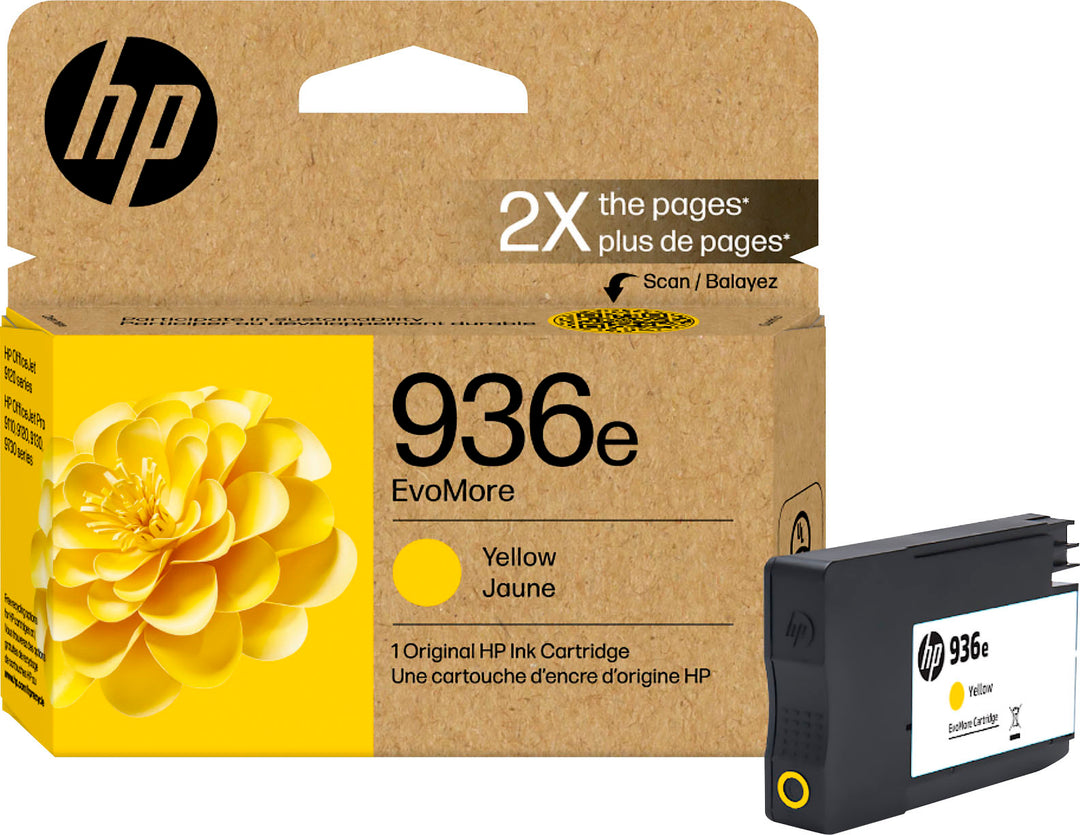 HP - 936e EvoMore Ink Cartridge - Yellow_1