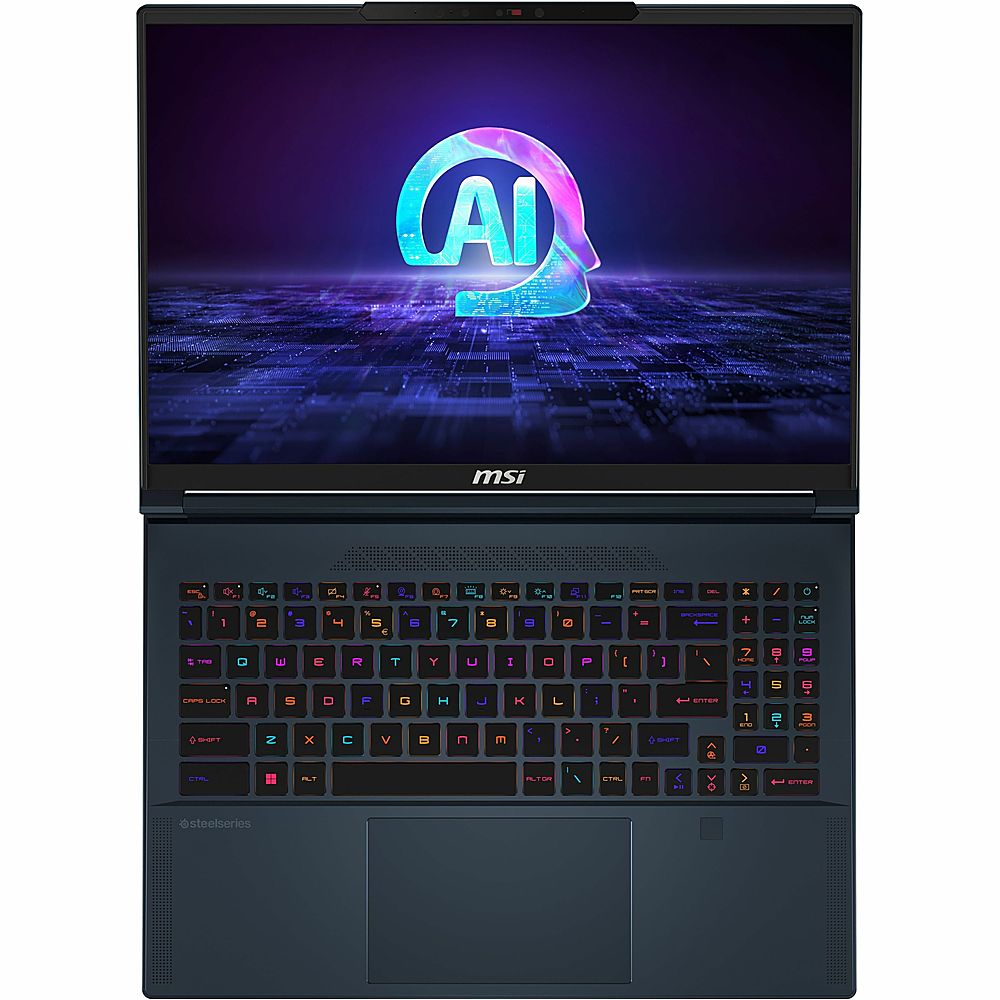 MSI - Stealth 16 AI Studio A1V 16" 120 Hz Gaming Laptop 3840 x 2400 (UHD+) - Intel Core Ultra 9 185H with 64GB Memory - Star Blue, Blue_6