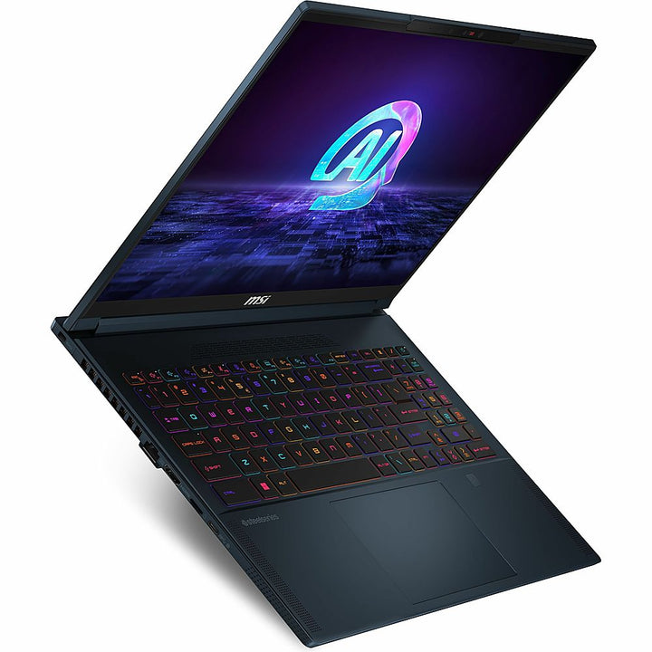 MSI - Stealth 16 AI Studio A1V 16" 120 Hz Gaming Laptop 3840 x 2400 (UHD+) - Intel Core Ultra 9 185H with 64GB Memory - Star Blue, Blue_8