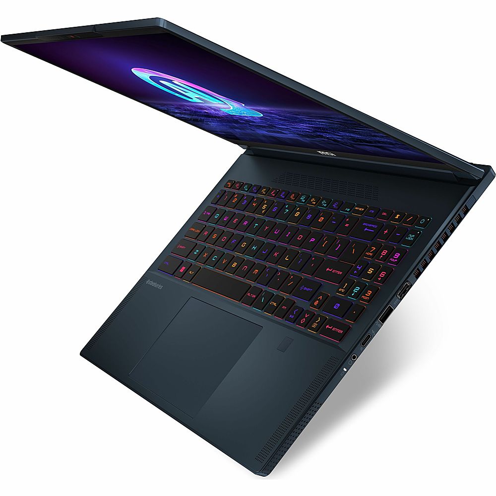 MSI - Stealth 16 AI Studio A1V 16" 120 Hz Gaming Laptop 3840 x 2400 (UHD+) - Intel Core Ultra 9 185H with 64GB Memory - Star Blue, Blue_9