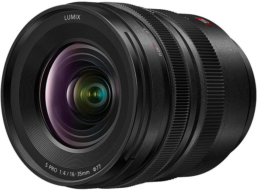 Panasonic - LUMIX S Pro 16-35mm F4 Interchangeable L-Mount Compatible for LUMIX S Series Cameras - Black_0