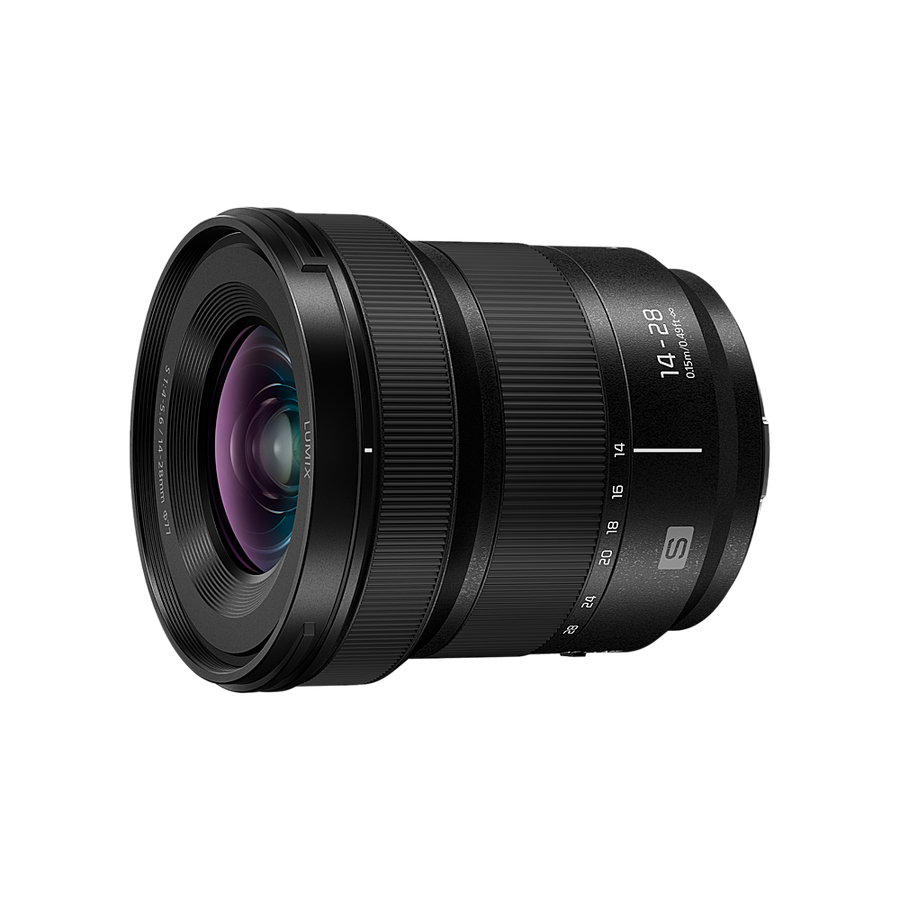 Panasonic - LUMIX S 14-28mm F4-5.6 Interchangeable Lens L-Mount Compatible for LUMIX S Series Cameras - Black_0