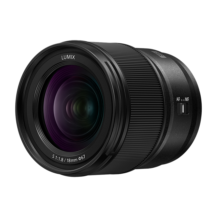 Panasonic - LUMIX S 18mm F1.8 Interchangeable Lens L-Mount Compatible for LUMIX S Series Cameras - Black_0