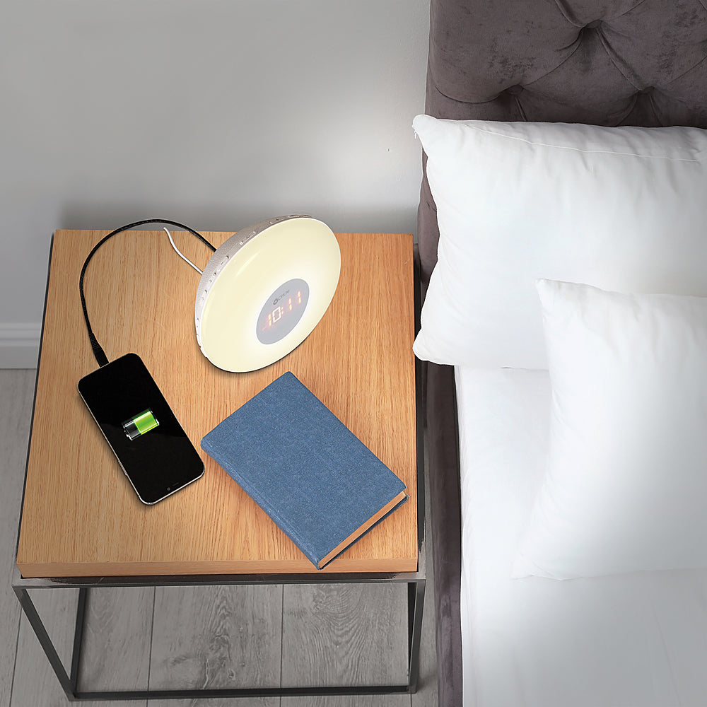 Ottlite Wake-Up Light w/White Noise - White_9